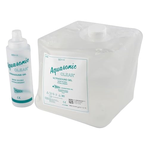 Parker Labs - Parker Labs Aquasonic Clear Ultrasound Gel - 5 Liter - Water Soluble - Hypoallergenic & Non-Irritating - Aquasonic Ultrasound Gel with Refillable Dispenser - No Fragrance or Color - -15%