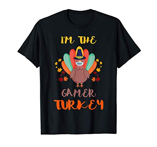 Fun Gamer Turkey Group Matching Family Costume Thanksgiving Camiseta
