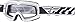 Fly Racing Focus Goggle (White/Clear, One Size)
