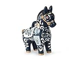 Potrillo de Pucará Azul y Blanco - Club Alianza Lima (20 cm de altura) - hecho a mano en Perú