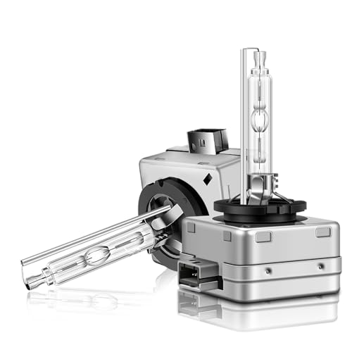 Erato D1S Xenon Bulb, 35W 6000K Cool White Super Bright Discharge Lamp High Low Beam 12V HID Headlight Bulb Replacement, 2 Pack