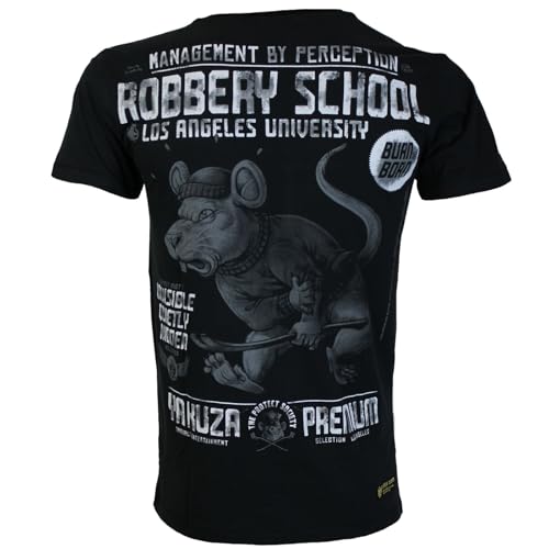 T-shirt homme Yakuza Premium 3807 noir pour un look urbain au quotidien