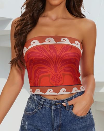 Image of Summer Tube Tops Basic Crop Tops for Women Strapless Tank Casual Tunics Sexy Short Shirts 2026