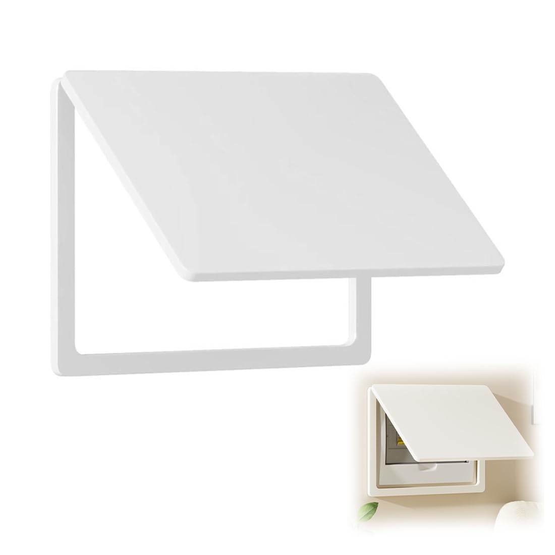 HAGNA 1 Pezzi Copertura Quadro Elettrico, Copricontatore Da Interno Arredo, Quadro Elettrico Copertura For Contatore Di Luce Scatola Distribuzione Contatore Flip Nascondi (A,25X20Cm)