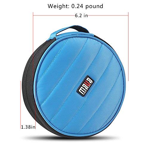 CD DVD Case BUBM 32 CD Disc Holder Compact and Easy to Store for Car Home and Travel Blue