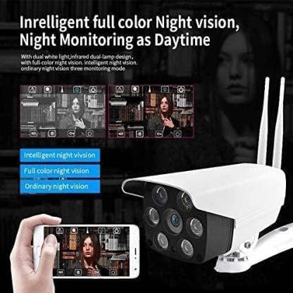 Image of TMY Outdoor CCTV Camera WiFi Bullet Wireless Security Camera, Full HD 1080p, IP66 with Night Vision, 2 Way Audio, Motion Detection Waterproof (TMY21)