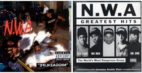 Niggaz4life X N.W.A. Greatest Hits Record Setexplicit_lyrics by N.W.A. — album cover