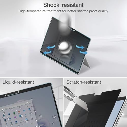 Image of PxIn Microsoft Surface Laptop studio 14.4 Inches Privacy Screen Filter - NO Eye Strain | Anti-Blue Light + Anti-Glare | No Dry Eyes | Privacy Screen Protector | Touch Screen Enabled
