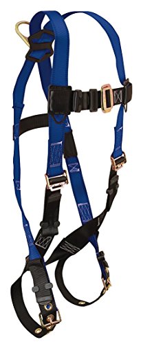 Full Body Harness, XL, 425 lb, Blue/Blk