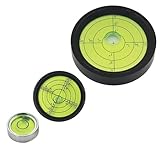 Dia 20mm to 75mm Round Metal Glass Bubble Level High Precision Multi-Specification Universal Horizontal Bubbles Leveling Tool(JY-7514)