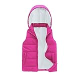 SNOW DREAMS Girls Puffer Vest Lightweight Sleeveless Jackets Hooded Spring Fall Vests Quilted Coat R