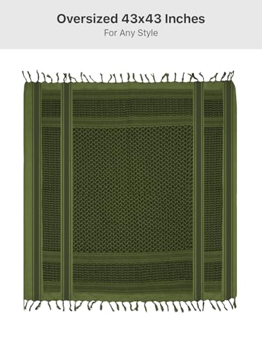 image for FREE SOLDIER Scarf Military Shemagh Tactical Desert Keffiyeh Head Neck