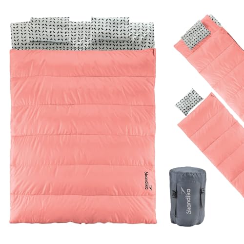 Skandika Deckenschlafsack Iceland Double | Doppelschlafsack Outdoor für Erwachsene, 3 Jahreszeiten, 220 x 150 cm, als Einzelschlafsack nutzbar, Camping Schlafsäcke, Schlafsack Erwachsene, kompakt Skandika Deckenschlafsack Iceland Double | Doppelschlafsack Outdoor für Erwachsene, 3 Jahreszeiten, 220 x 150 cm, als Einzelschlafsack nutzbar, Camping Schlafsäcke, Schlafsack Erwachsene, kompakt