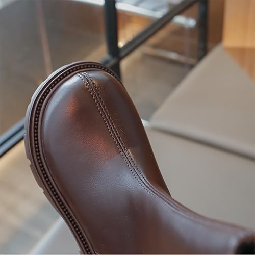 Girls Knee High Boots Low Heel Back Zipper Tall Riding Boots for Big Kids Youth Classic Western Cowboy Riding Shoes3