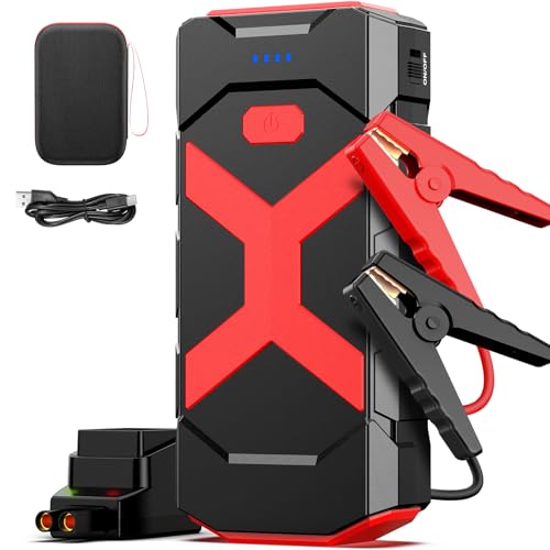 BOOKOO A9 Jump Starter 4000A for Car,Boat,Lawnmower 12L Gas&10L Diesel Engines Portable 12V Car...