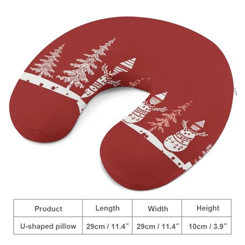 Almohada de espuma viscoelástica 30 cm x 25 cm U miniatura 2