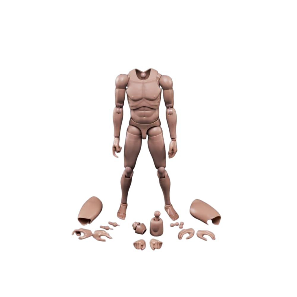 Skala 1/6 męskiego ciała, 30 cm elastyczna muskulatura figurka figurka lalki modele do 1:6 skala głowy rzeźba (MX02-A)