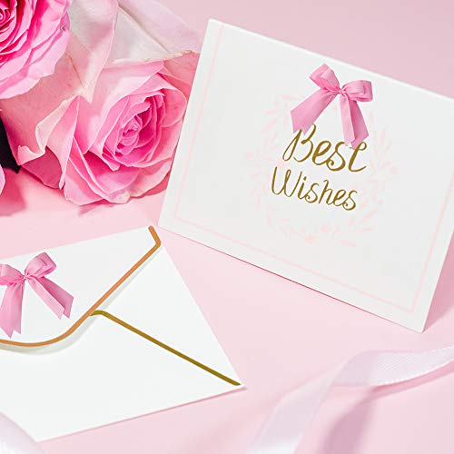 Image of Solid Color Double Faced Pink Satin Ribbon 1 /2 inch X 25 Yards, Ribbons Perfect for Crafts, Wedding Decor, Bow Making, Sewing, Gift Package Wrapping and More