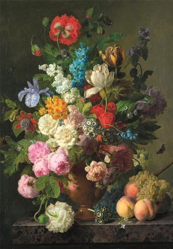 Clementoni Puzzle pour Adultes 1000 Pièces Museum Bowl of Flowers Compact Box Fabriqué en Italie 39970 - vue 2