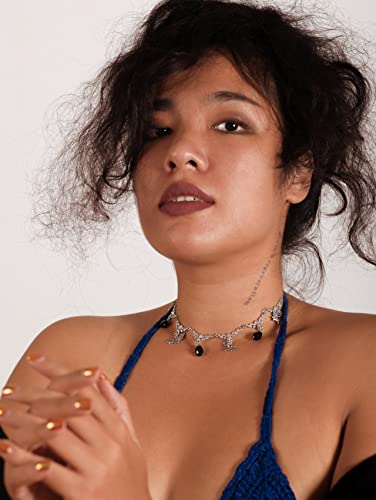 Sacina Gothic Bat Choker Necklace, Victorian Vampire Bat Pendant Necklace, Goth Halloween Christmas Jewelry Gift for Women2