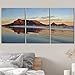wall26 - 3 Piece Canvas Wall Art - Landscape of Cape Town and Table Mountain at Sunrise - Modern Home Art Stretched and Framed Ready to Hang - 16