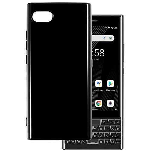 OAGELIM Funda Compatible con Unihertz Titan Slim Case Antigolpes con Cubierta Protectora Flexible de TPU Suave y Resistencia a Arañazos con Protección (Negro)
