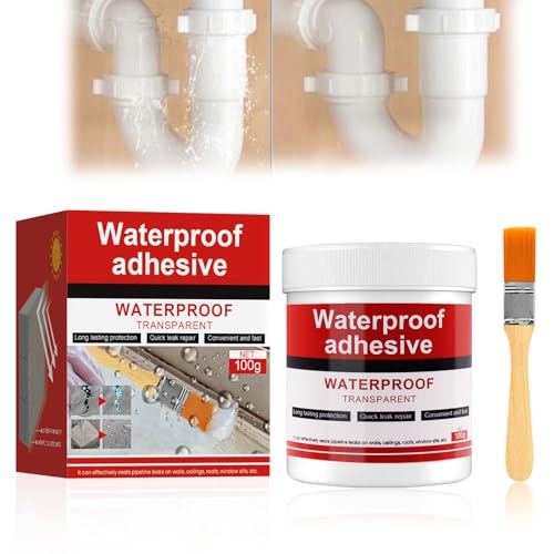HASAIKA® Sellador Aislante Impermeable, Agente Anti Fugas Impermeable, Impermeable Invisible,Super Adhesivo Sellador Para Techo Y Pared Exterior(100g)