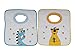 Ti TIN | Lot de 2 Bavoirs Imperméables Imprimés pour Bébés de plus d'un an | Avec col en Caoutchouc Élastique | Avec Serviette en Éponge Doublée de Plastique