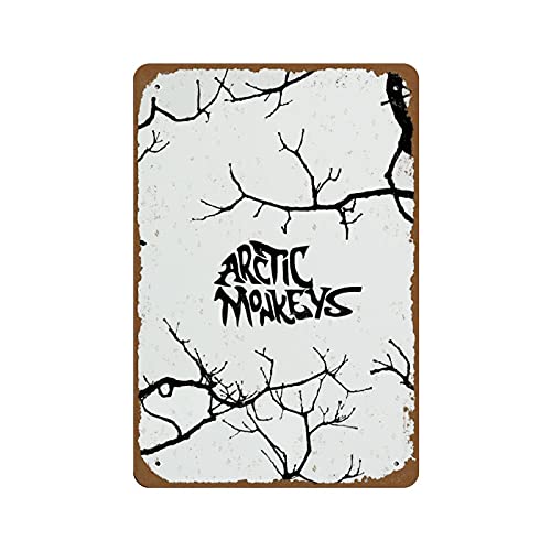 Arctic Monkeys Cover Poster Novelty Tin Metal Sign Plaque Bar Pub Vintage Retro Wall Decor Home Group Porch Metal Sign Lobby Metal Sign Prayer Metal Sign Metal Wedding Print Couple Decor 5.5x8in