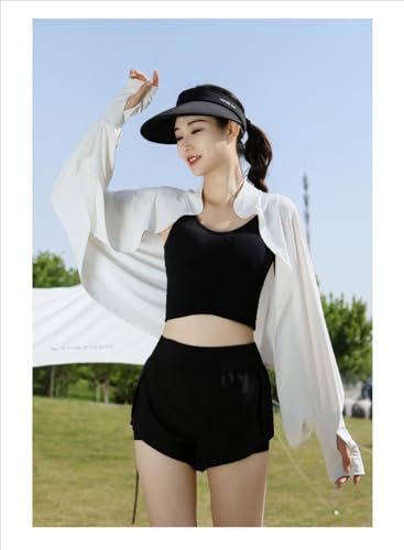 Women's Cooling Shawl Arm Sleeve Neck Sun Protection Cape Sun-proof Cover Cloak for Women Summer SPF Long Sleeve3
