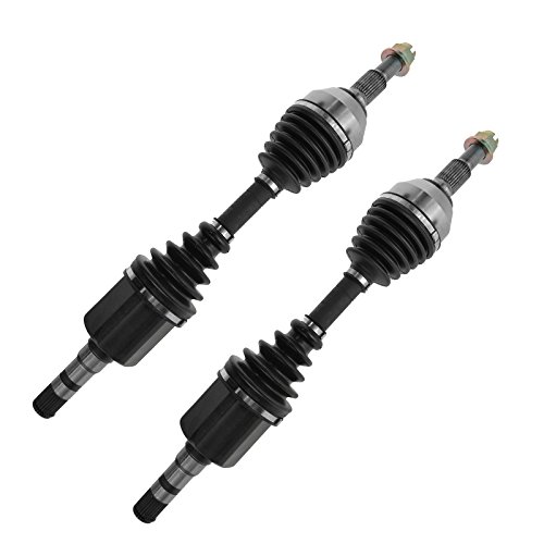 Image of TRQ Front Driver and Passenger Side CV Axle Assembly Set 2 Piece Compatible with 2003 Saab 9-3 Linear Arc Vector Automatic 04-05 9-3 Automatic 06-09 2.0T 10-11 10-11 9-3X