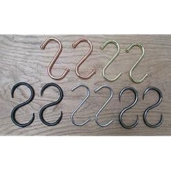 Cacerola Copper Precio Ferretería World® 3´´ X 2 Cocina Gancho S Carne Carnicero Haz Juego Colgante Ollas Cacerolas Rack Tendedero Colgador - Copper