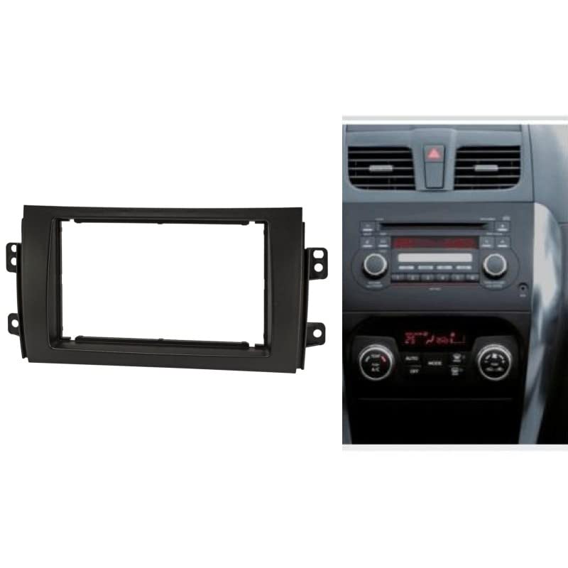 2 -din inbouwframe / paneel Suzuki SX4 2007 - 2013, Fiat Sedici 2006 - 2014