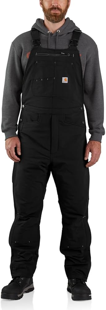 オーバーオール(Carhartt) Carhartt Men's Carhartt Brown Sleeveless Canvas Overall (Small)