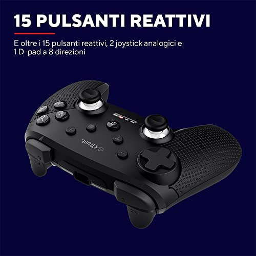 GXT 542 Muta Controller Nintendo Switch & PC Wireless Bluetooth/RF/USB, Design Sostenibile, Batteria Ricaricabile, Gamepad senza Fili per Switch OLED/Lite, Computer, Android, iOS - Controller - Immagine 5
