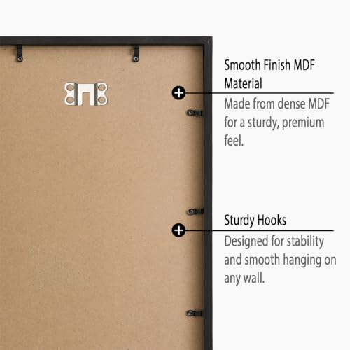 Image of HOTHOUSE Photo Frame For Wall Decor | Wooden Frames For Wall Decoration | Aesthetic Collage Picture Frames | Rectangular Photo Frame For Home Decor Office | Set of 7