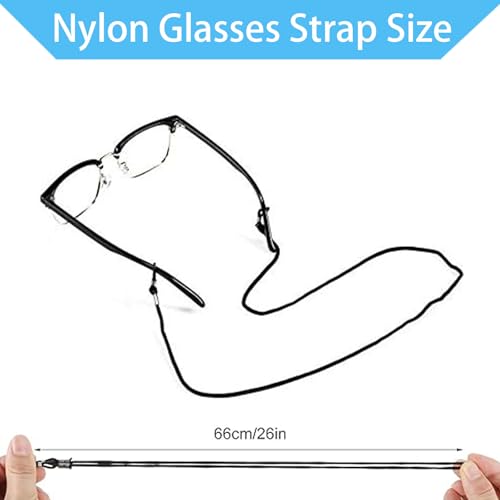 Image of 10pcs Glasses cord, eyeglasses holder straps, anti-slip sports eyewear retainer lanyards, Sunglass Eyeglass Chains