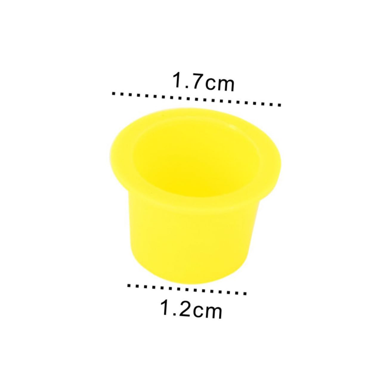 NOLITOY Superior Ink Caps 100pcs Plastic Cups for Tattoo Supplies Easy to Use Clean