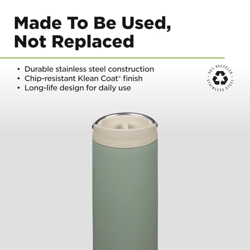 Klean Kanteen 20oz TKWide Vaso Térmico Aislado para Café con Tapa Café - Sea Spray miniatura 6