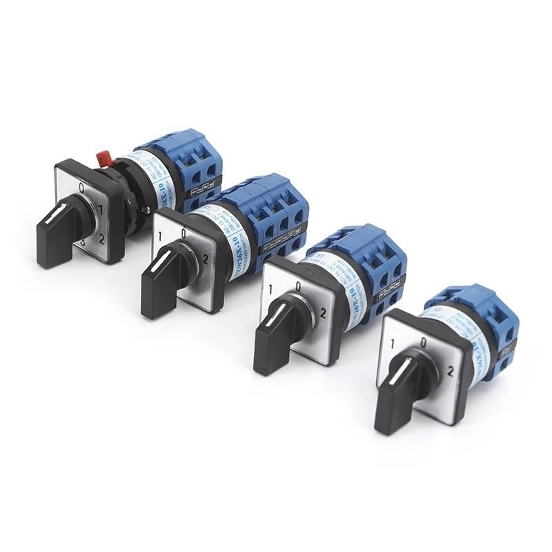 SZW26/LW26-10 10 A On-Off-On Changeover Selector Rotary Power Knob Selection Cam Switch D101.1 D202.2 D303.3 BIANMTSW (10A D101.1)