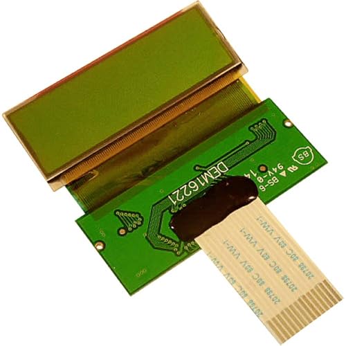 Display Elektronik STN 16x2 schw./Gelb refl Flex