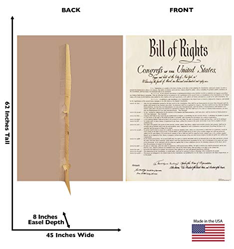 Image of Advanced Graphics Bill of Rights Life Size Cardboard Cutout Standup