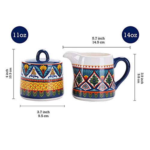 Bico Havana Ceramic Sugar And Cream Set, Dishwasher Safe #TOP1