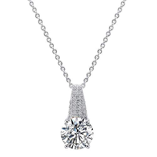 Collier en zircone cubique et or blanc pour illuminer vos soirées