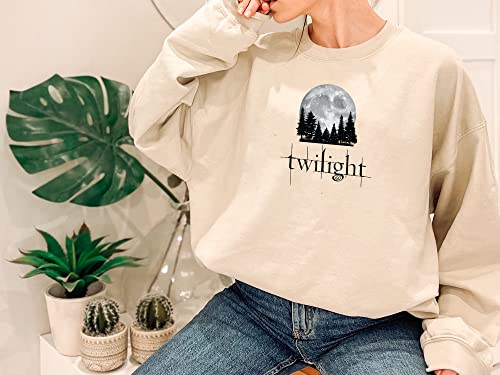 Twilight Crewneck Sweatshirt - Vintage Moon Forks Sweater, Movie Lovers Sweatshirt2