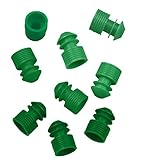 neoLab Polyethylen Lamellengriffstopfen, Grün, 16mm x 25mm, 100 Stück