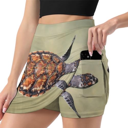 Mini jupe de course athlétique skort de sport femme
