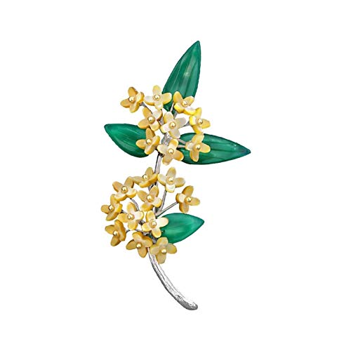 Broches pour femmes osmanthus perles corsage rétro cadeau de mariage