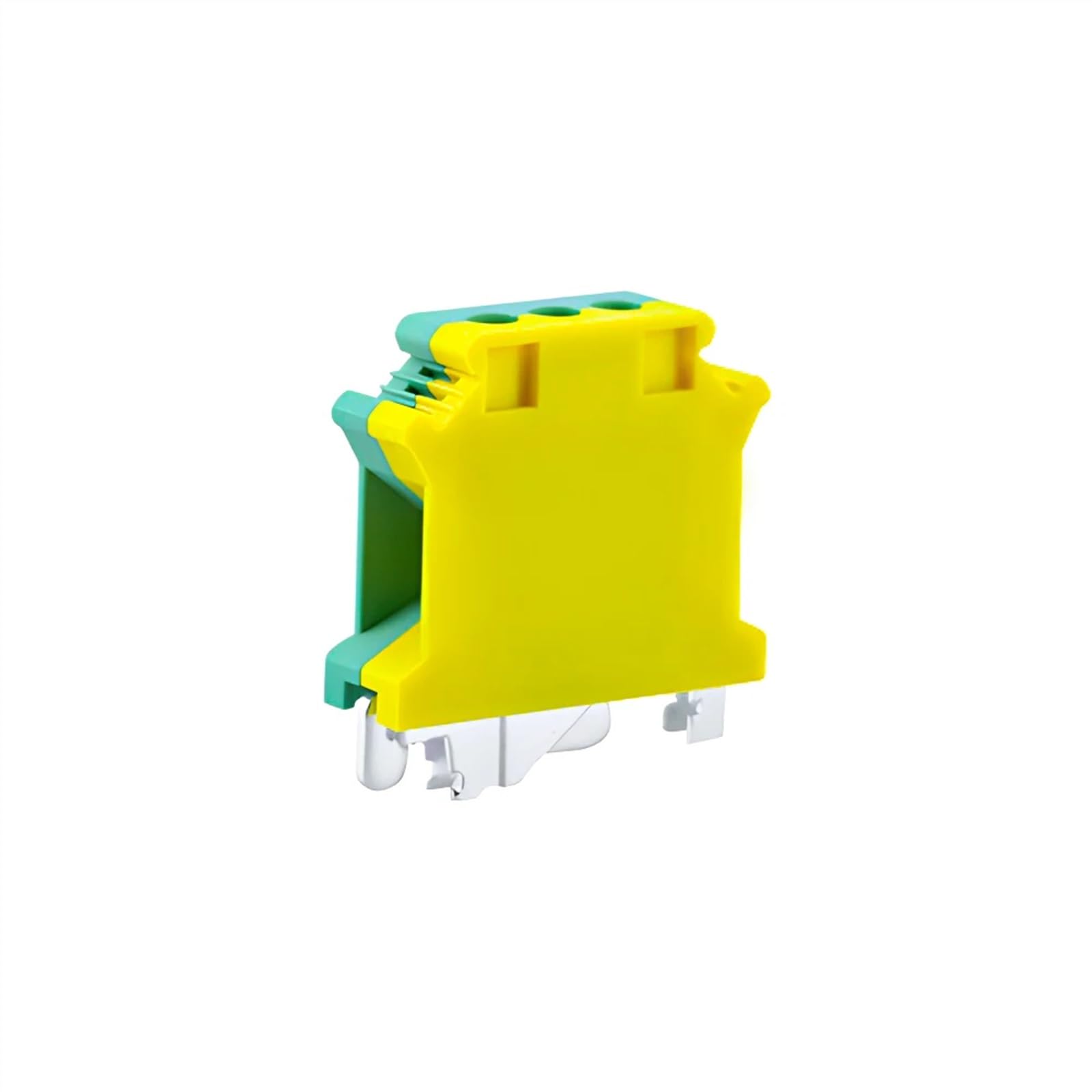 UISLKG-16 PE Bloques de terminales de carril Din Conector de clase universal de tierra Bloques de terminales de tornillo UISLKG16 10PCS