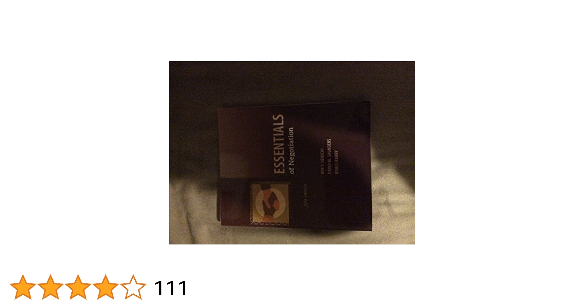 Amazon | Essentials of Negotiation | Lewicki, Roy J